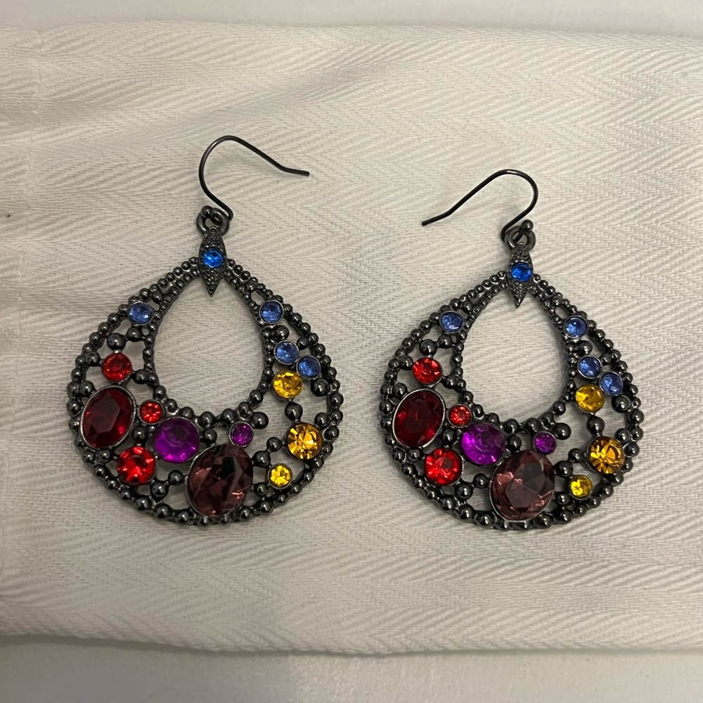 Guess crystal earrings